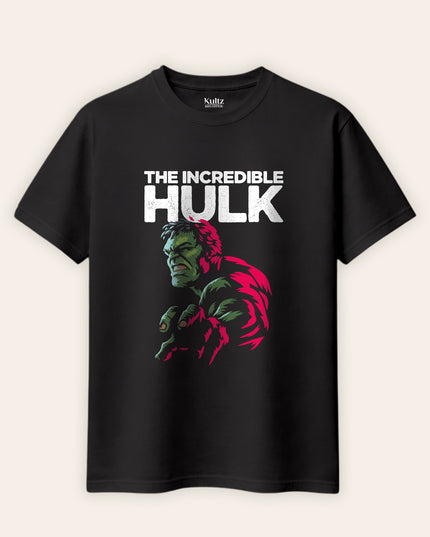 Marvel Hulk Superhero Regular Fit T-Shirt For Men