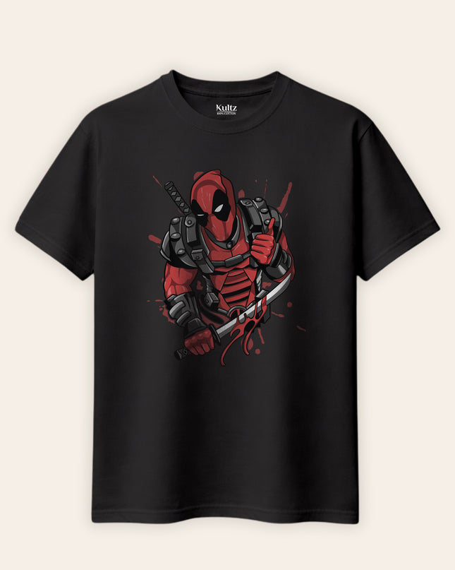 Spider Man Action Style Regular Fit T-Shirt For Men