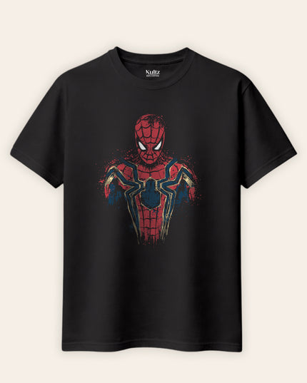 Comic Spider Hero Regular Fit T-Shirt For Men
