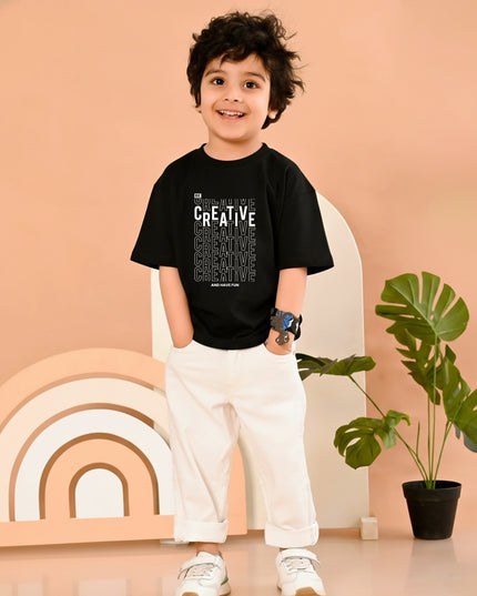 Everyday Regular Fit T-Shirt For Boy - Be Creative