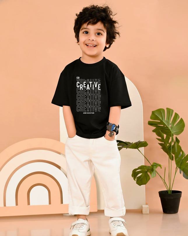 Everyday Regular Fit T-Shirt For Boy - Be Creative