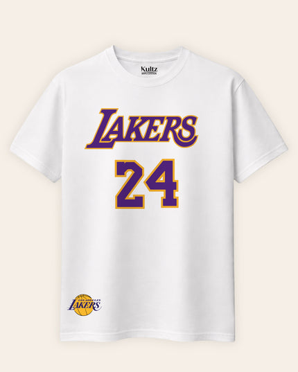 Lakers 24 Regular Fit T-Shirt For Men