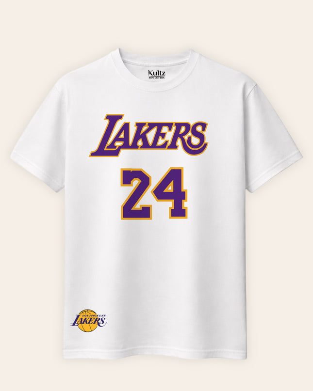 Lakers 24 Regular Fit T-Shirt For Men