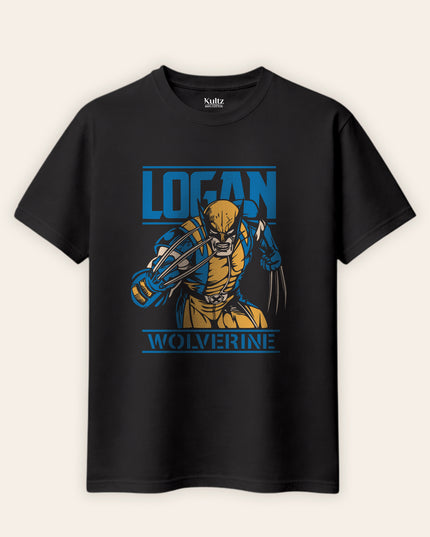 Logan Wolverine X-Men Regular Fit T-Shirt For Men