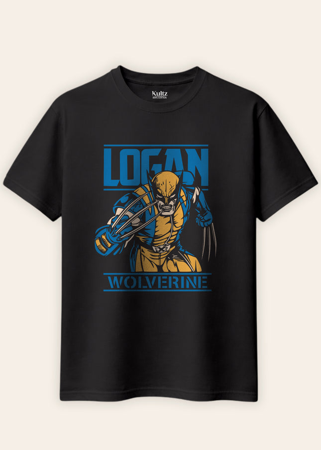Logan Wolverine X-Men Regular Fit T-Shirt For Men