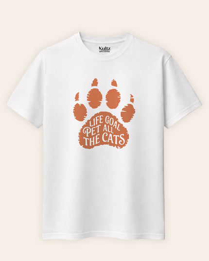 Life Goal Regular Fit T-Shirt For Men