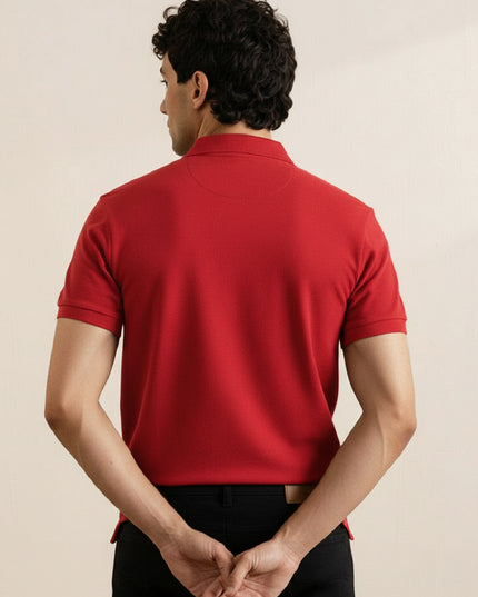 Kultz Essential Polo T-Shirt For Men - Red