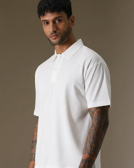 Kultz Essential Polo T-Shirt For Men - White