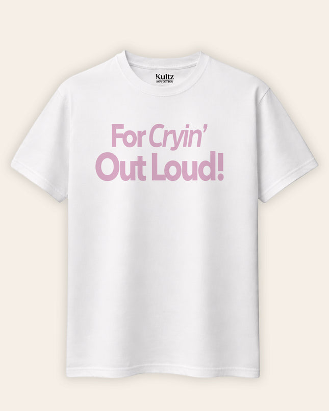 Out Loud Regular Fit T-Shirt For Men