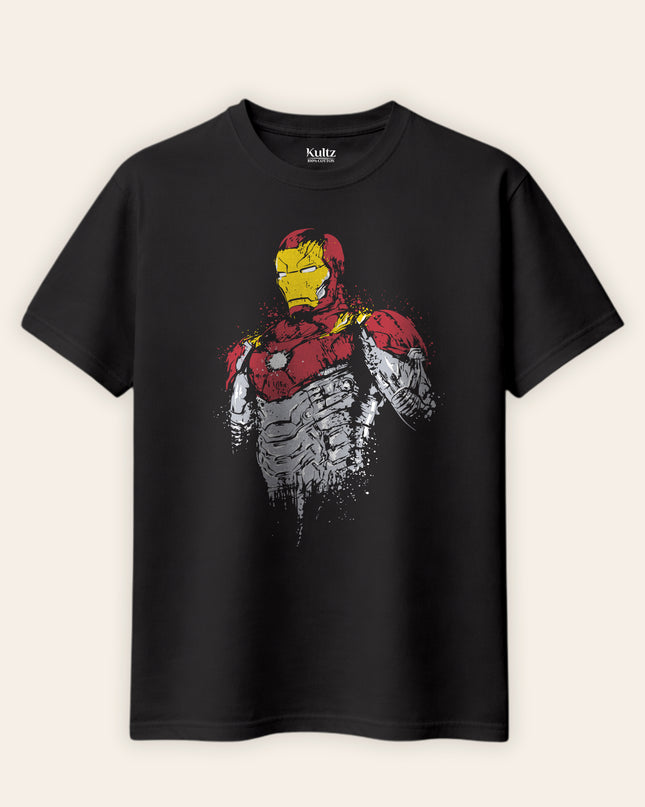 Iron Hero Action Regular Fit T-Shirt For Men