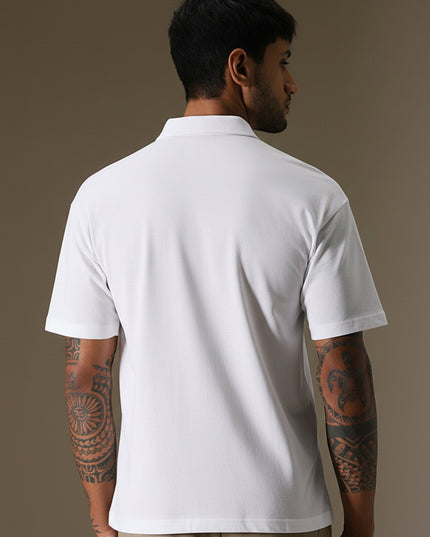Kultz Essential Polo T-Shirt For Men - White