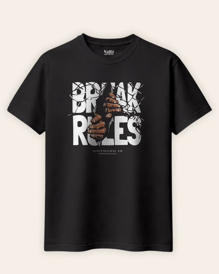 Break Rules Regular Fit T-Shirt For Men