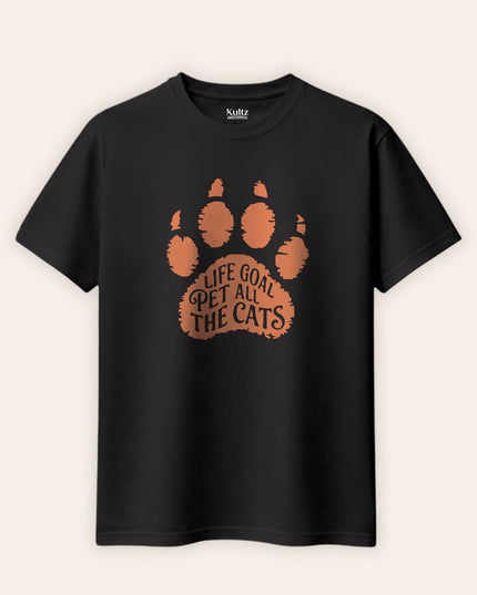 Life Goal Regular Fit T-Shirt For Men
