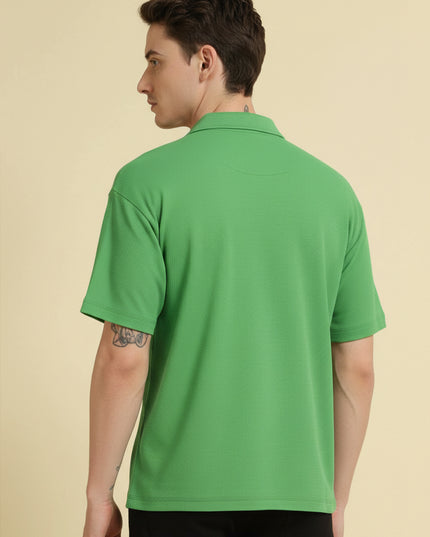 Kultz Essential Polo T-Shirt For Men - Parrot Green
