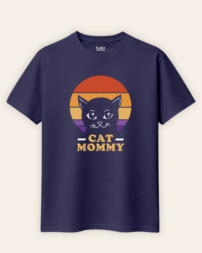 Cat Mommy Regular Fit T-Shirt For women