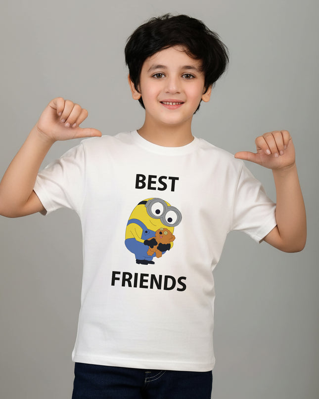 Everyday Regular Fit T-Shirt For Boy - Best Friends
