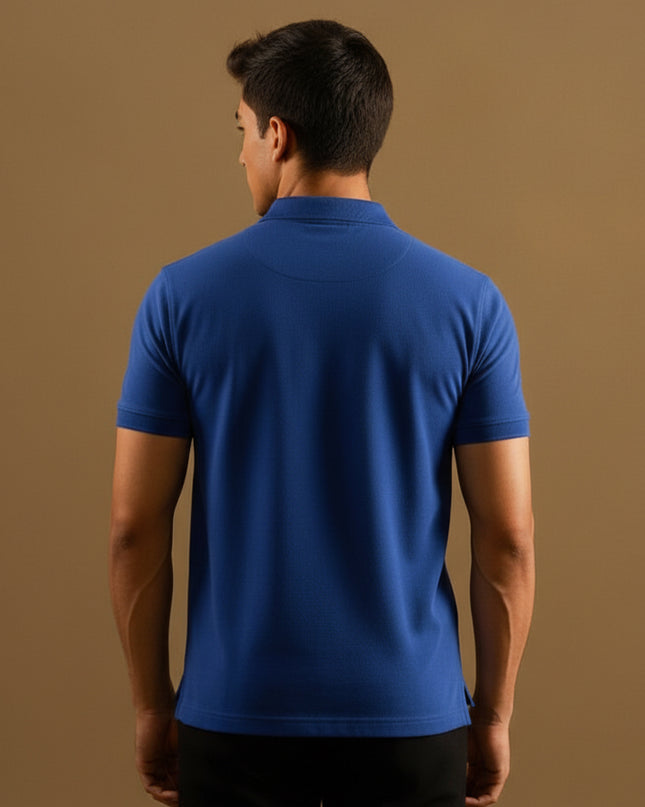 Kultz Essential Polo T-Shirt For Men - Royal Blue
