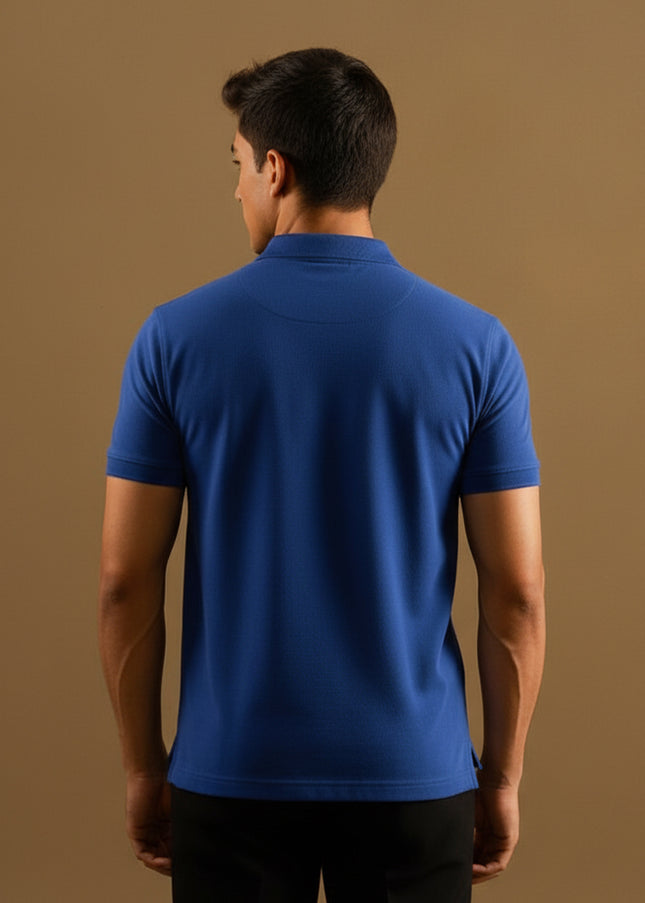Kultz Essential Polo T-Shirt For Men - Royal Blue