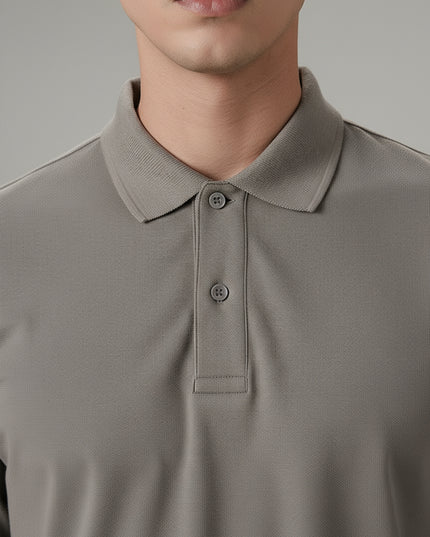 Kultz Essential Polo T-Shirt For Men - Hazel Grey
