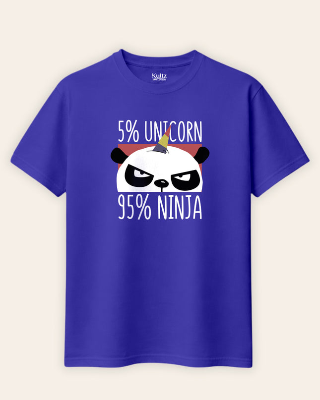 Ninja Regular Fit T-Shirt For Men
