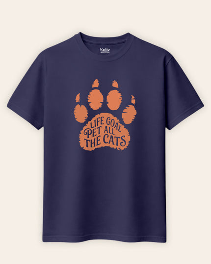 Life Goal Regular Fit T-Shirt For Men