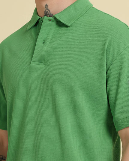 Kultz Essential Polo T-Shirt For Men - Parrot Green