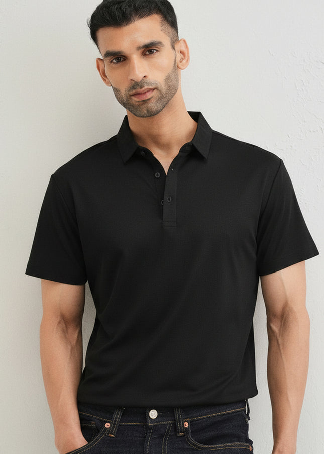 Kultz Essential Polo T-Shirt For Men - Black