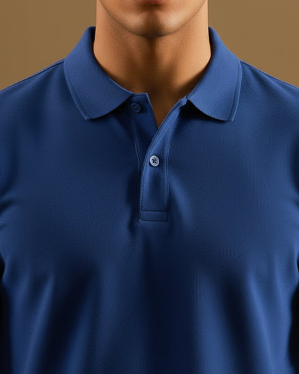 Kultz Essential Polo T-Shirt For Men - Royal Blue