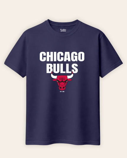 Bulls Regular Fit T-Shirt For Men