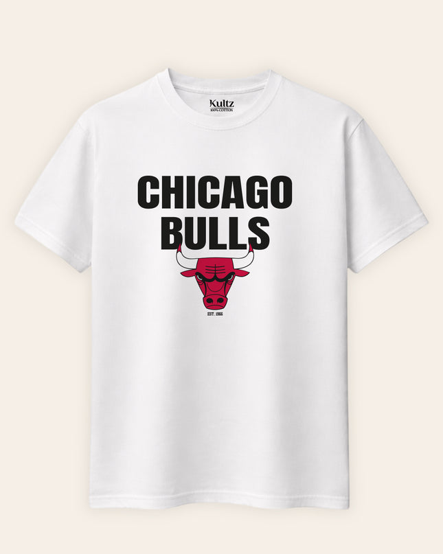 Bulls Regular Fit T-Shirt For Men