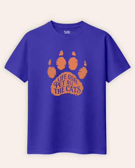 Life Goal Regular Fit T-Shirt For Men