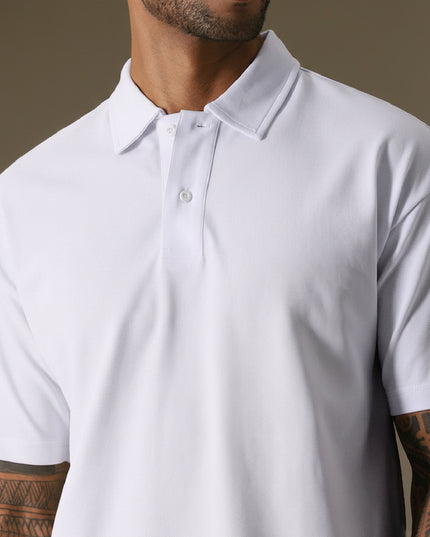 Kultz Essential Polo T-Shirt For Men - White