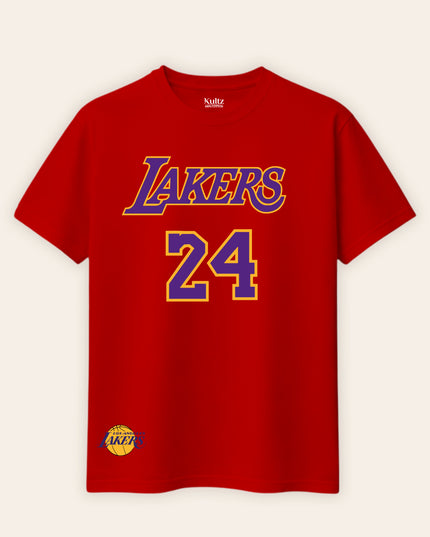 Lakers 24 Regular Fit T-Shirt For Men