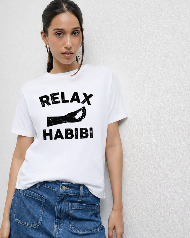 Relax Habibi Regular Fit T-Shirt For women