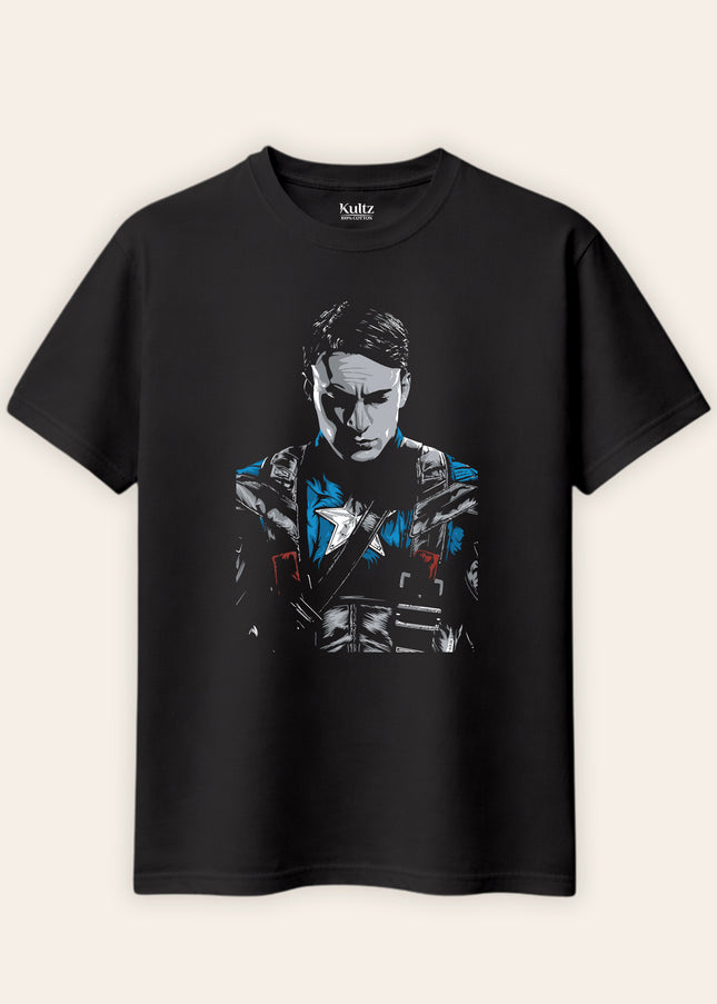 Captain America Hero Regular Fit T-Shirt For Men