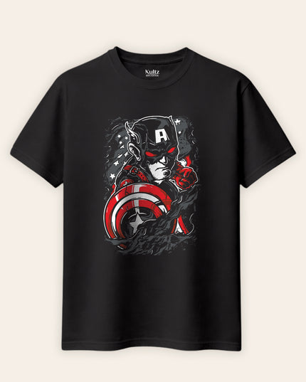 Captain America Avengers Regular Fit T-Shirt For Men
